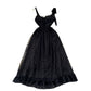 Perfect Guest Tulle Polka Dot Sweetheart Bustier A-Line Midi Dress