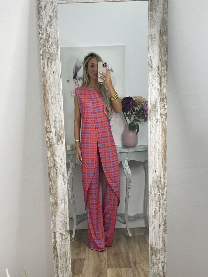 🥳2026 HOT SALE 50% Off & Free Shipping🥳💞New Arrival Abstract Printed Comfy Suit For Women