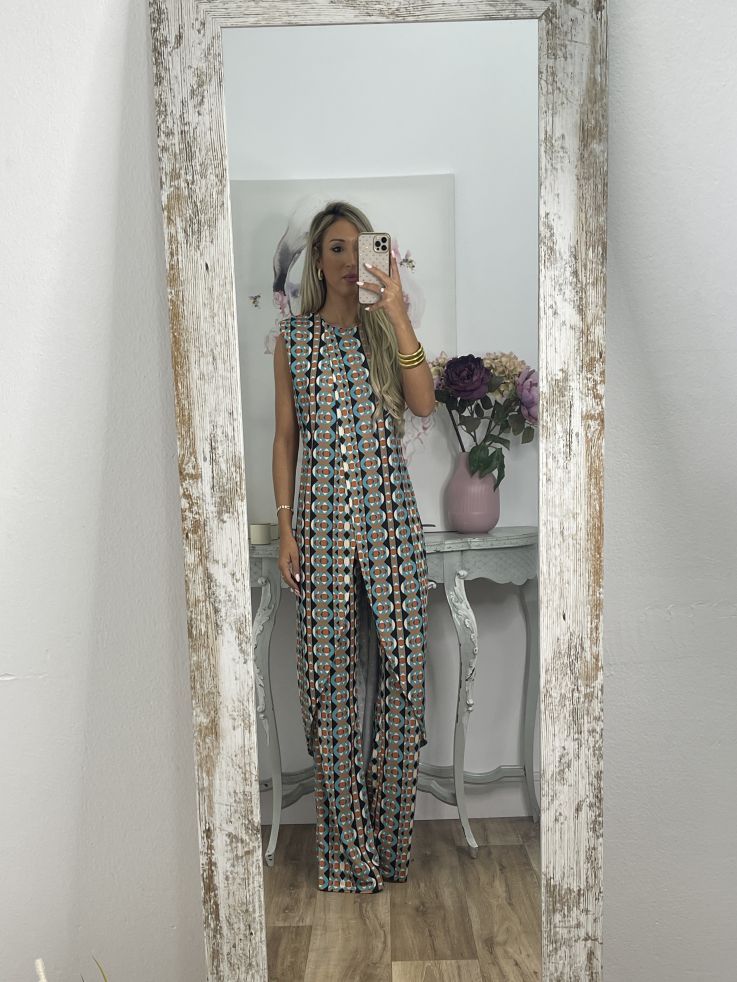 🥳2026 HOT SALE 50% Off & Free Shipping🥳💞New Arrival Abstract Printed Comfy Suit For Women