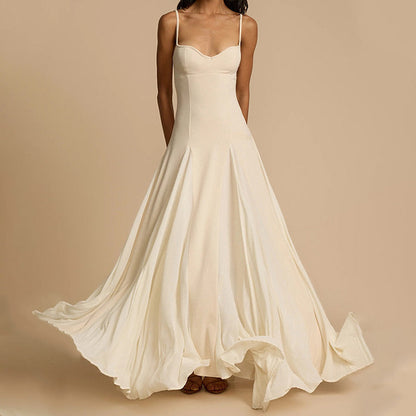 Women's Elegant Spaghetti Strap Maxi Dress