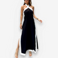 💕Limited Sale 50% OFF💕Women's Backless Halter Neck Split Maxi Dress – Effortless Elegance Awaits!