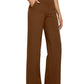 G4Free Loose High-Waist Business Casual Pants Yoga Pants Women Wide Leg Pants with Pockets Comfortable Athletic Sweatpants