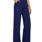 G4Free Loose High-Waist Business Casual Pants Yoga Pants Women Wide Leg Pants with Pockets Comfortable Athletic Sweatpants