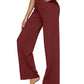 G4Free Loose High-Waist Business Casual Pants Yoga Pants Women Wide Leg Pants with Pockets Comfortable Athletic Sweatpants