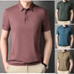 Men's Short Sleeve Slim Fit Collared T-Shirt