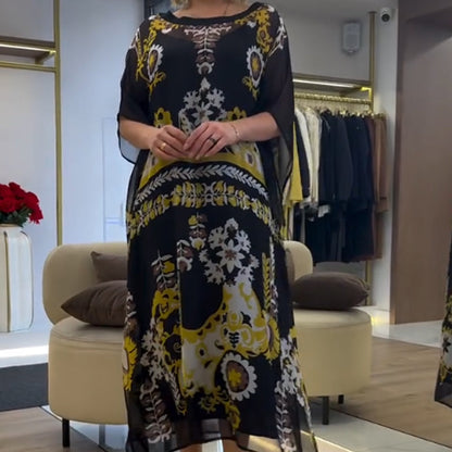 🌸Seasonal dress 50% OFF🌸Women's Elegant Printed Kaftan Dress