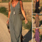 Women's V-Neck Maxi Cami Dress