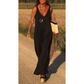 Women's V-Neck Maxi Cami Dress