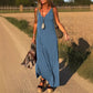 Women's V-Neck Maxi Cami Dress