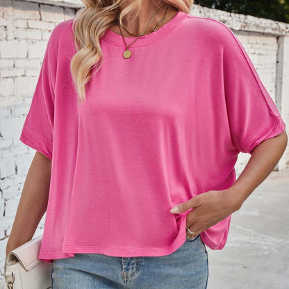 🏖️Summer Hot Sale 50% OFF🌼Women’s Casual Loose Short Sleeve Top