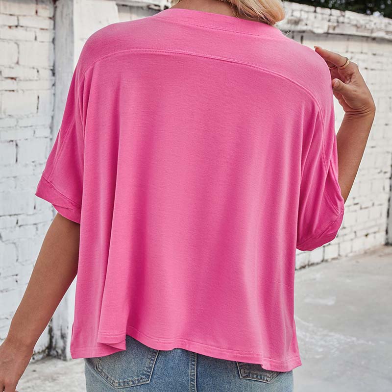 🏖️Summer Hot Sale 50% OFF🌼Women’s Casual Loose Short Sleeve Top