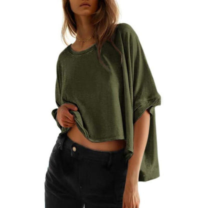 🏖️Summer Hot Sale 50% OFF🌼Women’s Casual Loose Short Sleeve Top