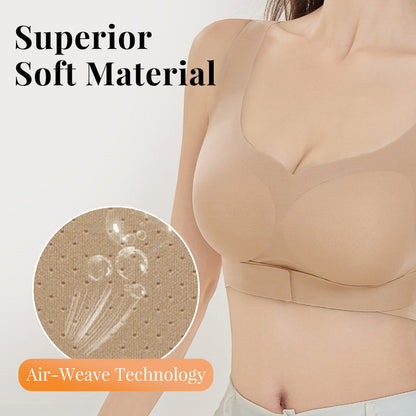 🎉50% OFF🎉Women's Cozy Seamless Push Up Front Closure Bra