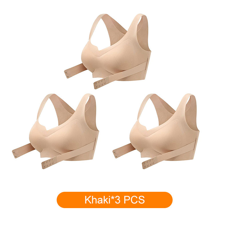 🎉50% OFF🎉Women's Cozy Seamless Push Up Front Closure Bra