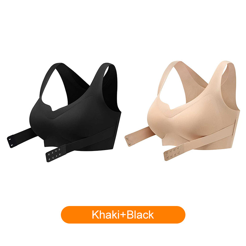 🎉50% OFF🎉Women's Cozy Seamless Push Up Front Closure Bra