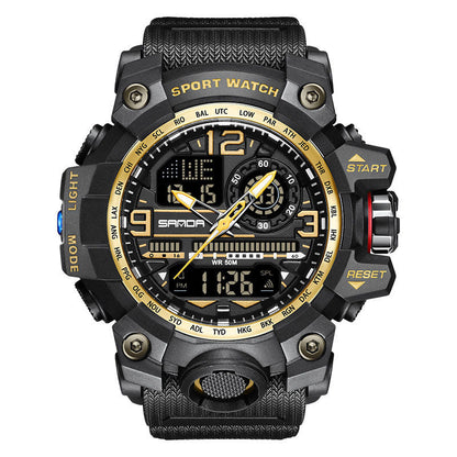 ⌚ 50% OFF NOW! 💦 Men's Multifunctional Waterproof Luminous Watch – 50M, Shockproof & Night Vision 🌃
