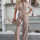 🌸Women’s Button-Down Jumpsuit with Waist Tie