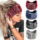 Women's Printed Elastic Wide Sports Headband