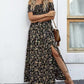 Women's Elegant Floral Off-Shoulder Dress