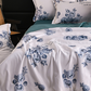 Cooling Breathable Floral Bed Sheet 4-Piece Set