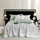 Cooling Breathable Floral Bed Sheet 4-Piece Set