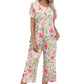 Women's Printed Top & Pants Sleepwear Set