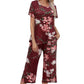 Women's Printed Top & Pants Sleepwear Set