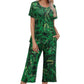 Women's Printed Top & Pants Sleepwear Set