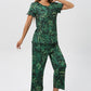 Women's Printed Top & Pants Sleepwear Set