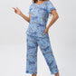 Women's Printed Top & Pants Sleepwear Set