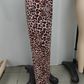 Women's Fashion Leopard Print Straight-Leg Wide Pants