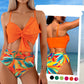 Women's High-Waisted Bow Bikini Set
