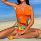 Women's High-Waisted Bow Bikini Set