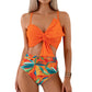 Women's High-Waisted Bow Bikini Set