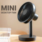 Mini Desktop Fan with Automatic Oscillation