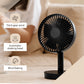 Mini Desktop Fan with Automatic Oscillation