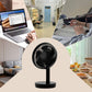 Mini Desktop Fan with Automatic Oscillation