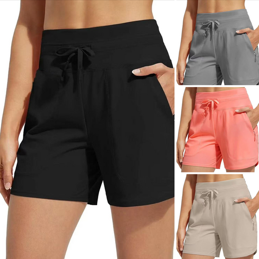 🌞🏊Summer Essentials 60% OFF🧊Women's High-Waisted Quick-Dry Swim Shorts