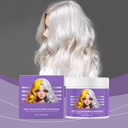 ✨50% OFF✨Anti-Yellowing Purple Hair Mask🎨Say goodbye to Red Highlights!