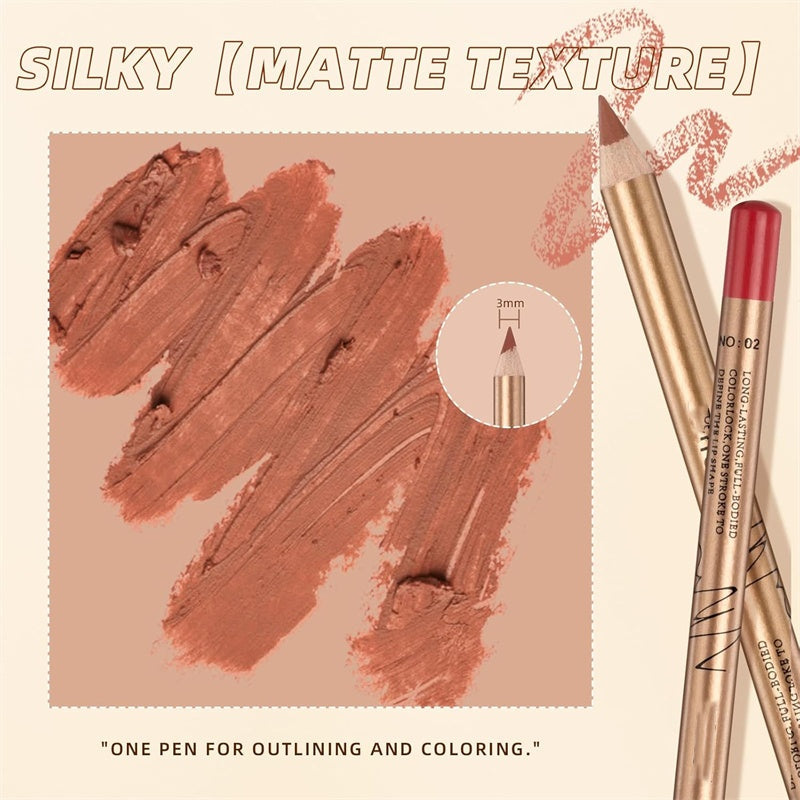 🥳2026 HOT SALE 50% OFF!💞50K+ SOLD!👄12-Color Smudge-Proof Lip Liner Pencil Set – Long-lasting, creamy & waterproof – perfect for everyday wear or pro makeup🎨