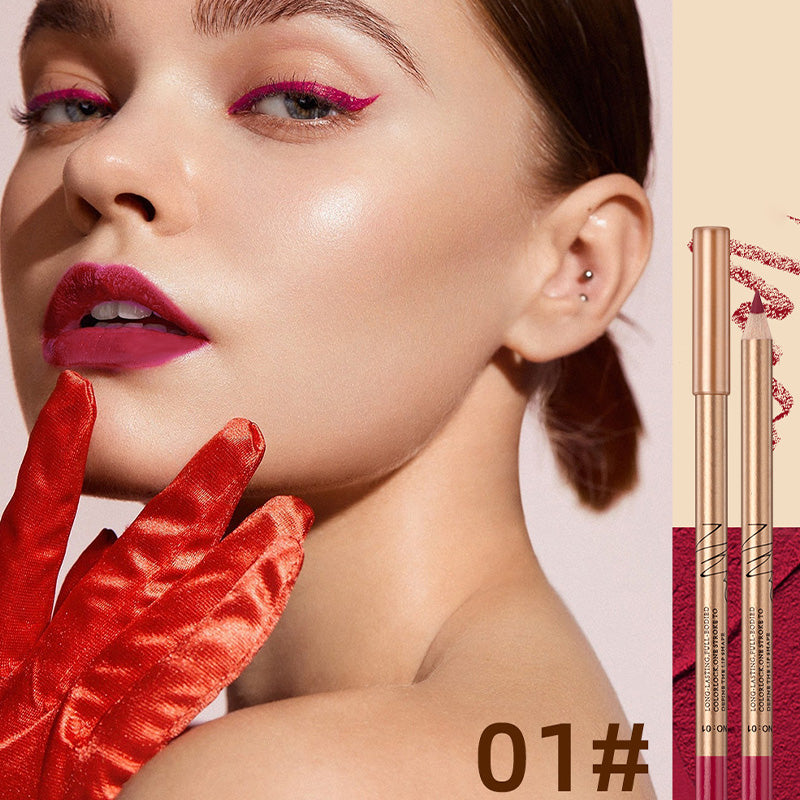 🥳2026 HOT SALE 50% OFF!💞50K+ SOLD!👄12-Color Smudge-Proof Lip Liner Pencil Set – Long-lasting, creamy & waterproof – perfect for everyday wear or pro makeup🎨