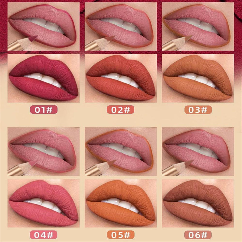 🥳2026 HOT SALE 50% OFF!💞50K+ SOLD!👄12-Color Smudge-Proof Lip Liner Pencil Set – Long-lasting, creamy & waterproof – perfect for everyday wear or pro makeup🎨