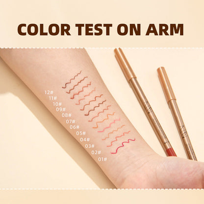 🥳2026 HOT SALE 50% OFF!💞50K+ SOLD!👄12-Color Smudge-Proof Lip Liner Pencil Set – Long-lasting, creamy & waterproof – perfect for everyday wear or pro makeup🎨