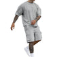 🥳SUMMER HOT SALE🥳💞50K+ SOLD!💥49% OFF! 🔥Men's Casual Short Sleeve T-Shirt Shorts Set