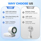 ❄️💨 Handheld Cooling Fan with Ice Mist – 3-speed settings, mist cooling – Pay on delivery ⚡✅