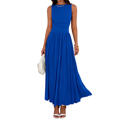 👗2026 New Arrival💥Women's Elegant Crew Neck Maxi Dress