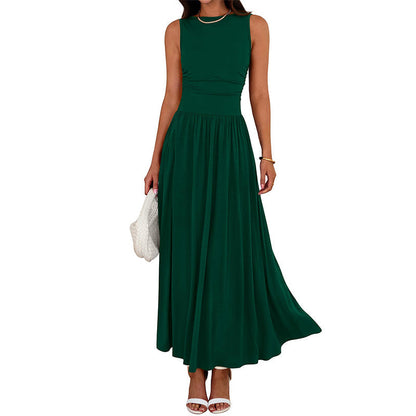 👗2026 New Arrival💥Women's Elegant Crew Neck Maxi Dress