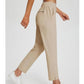 🥳2026 HOT SALE 50% Off🥳💞Women's High‑Waisted Elastic Pants with Zipper Pockets – Stretchy Wrinkle‑Resistant Cropped Trousers