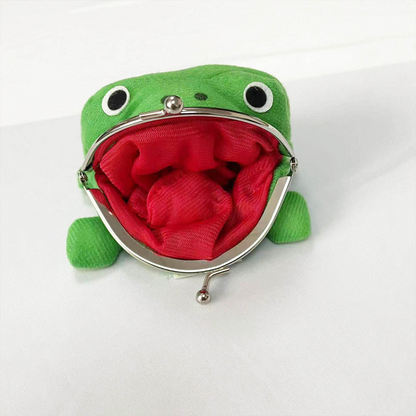 Cute Frog-Shaped Coin Purse