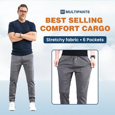 🎁Hot Sale 50% OFF🏆MultiPants – High Stretch Multi-pocket Durable Cargo Pants